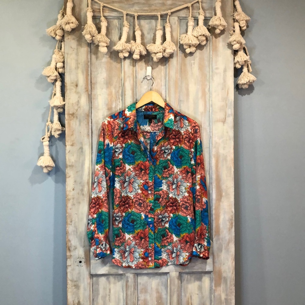 Banana Republic Floral Blouse